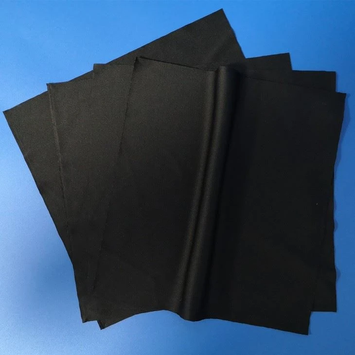 Black Polyester Knit Cleanroom Inspection Wipes